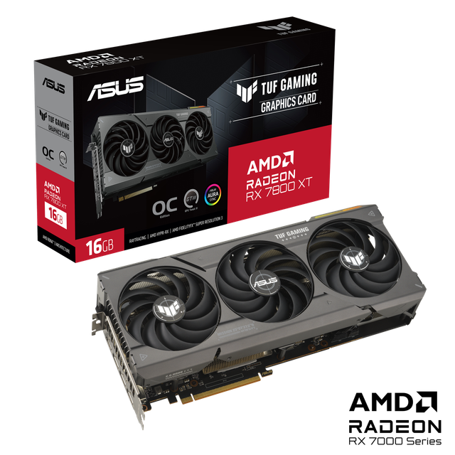 勁冷高效!華碩Radeon™ RX 7800 XT / 7700 XT顯卡剽悍登台